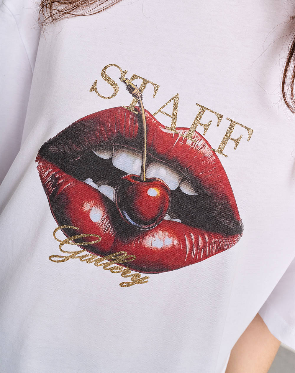 STAFF Sonia T-Shirt 63-006.054-Ν0024 OffWhite φωτογραφία