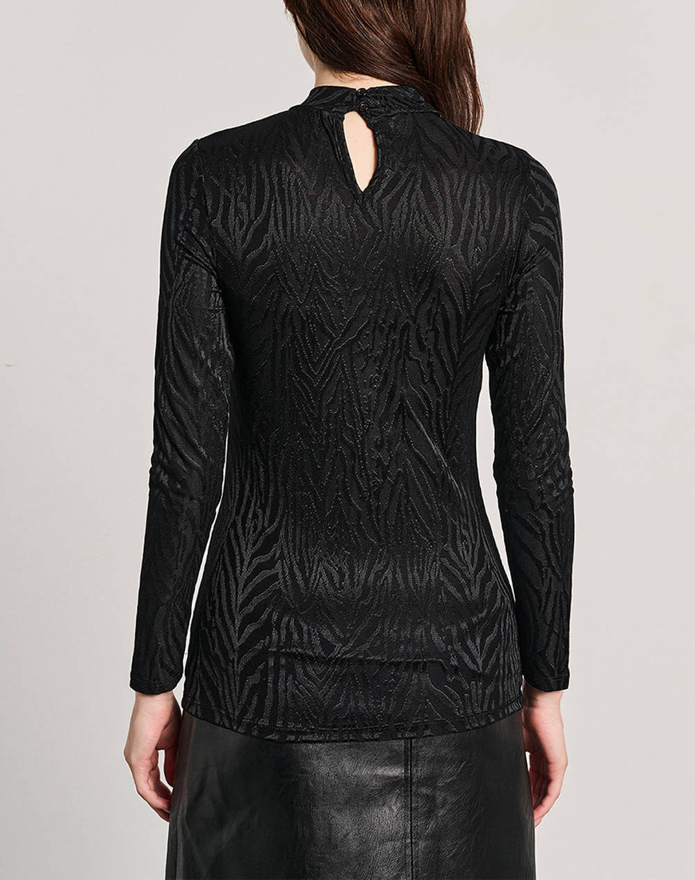 STAFF Samantha Long Sleeve Top 63-302.054-Ν0090 Black φωτογραφία