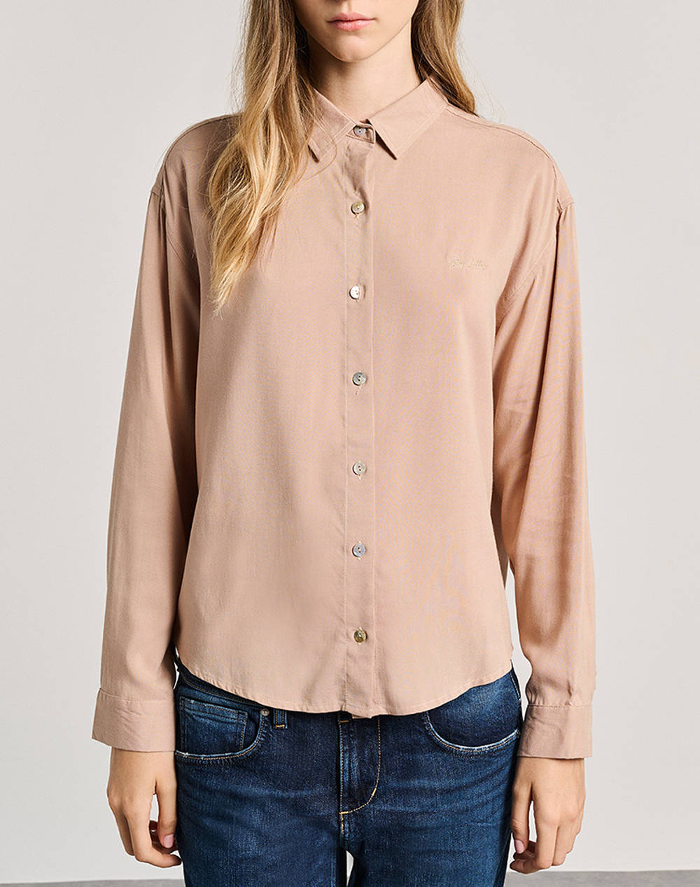 STAFF Lina Long Sleeve Shirt 62-003.054-Ν0033 SandyBrown