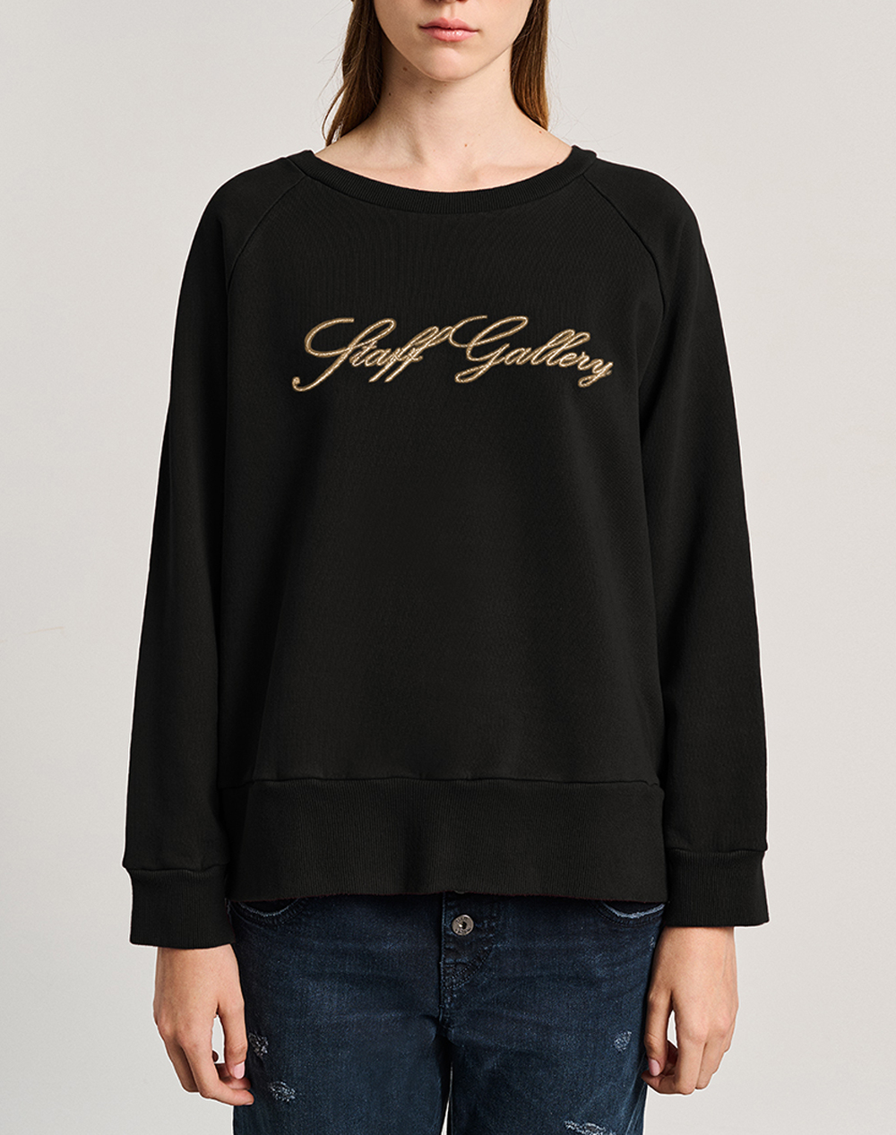 STAFF Whitby Fleece Crew Neck 63-102.054-Ν0090 Black