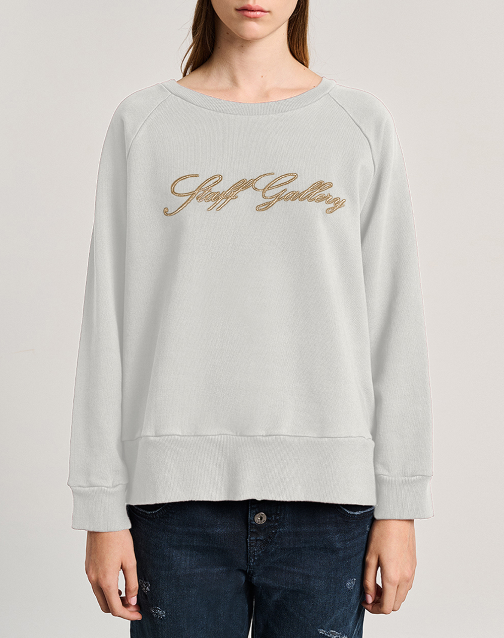 STAFF Whitby Fleece Crew Neck 63-102.054-Ν0024 OffWhite