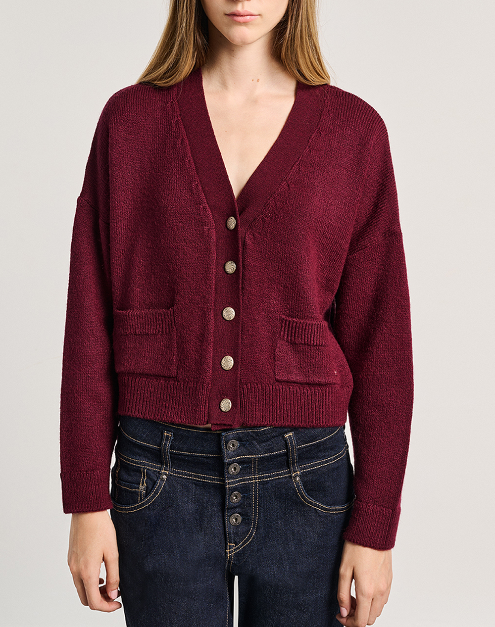 STAFF Celia Knit Cardigan 63-211.054-Ν0015 Bordeux