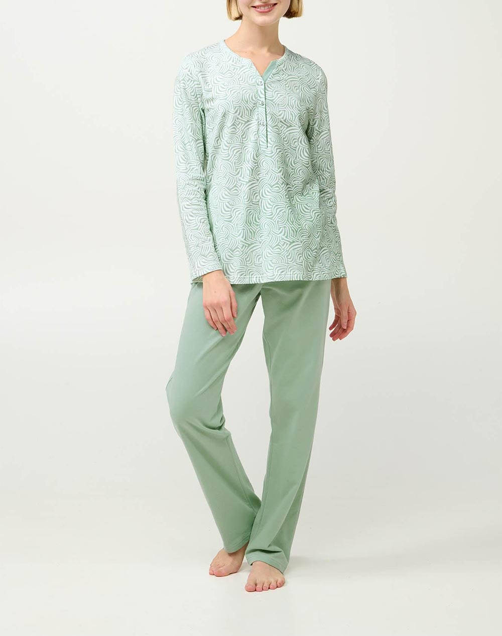 VAMP ΠΥΖΑΜΑ 100% ΒΑΜΒΑΚΙ V23262-890 Multi