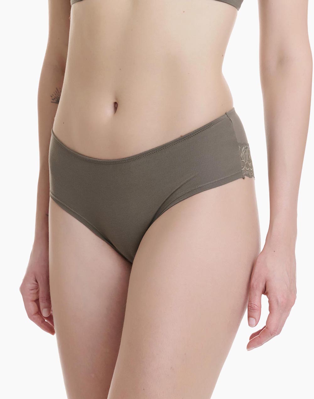 WALK WALK ΓΥΝΑΙΚΕΙΟ HIPSTER BAMBOO ΜΕ ΔΑΝΤΕΛΑ W2045-85 Olive