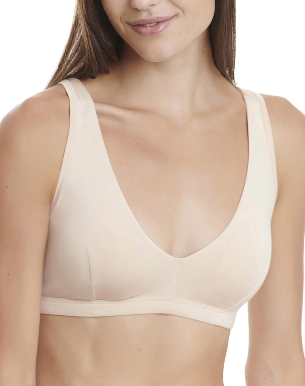 WALK ΓΥΝΑΙΚΕΙΟ ΤΡΙΓΩΝΙΚΟ BRALETTE BAMBOO W2213-19 Biege