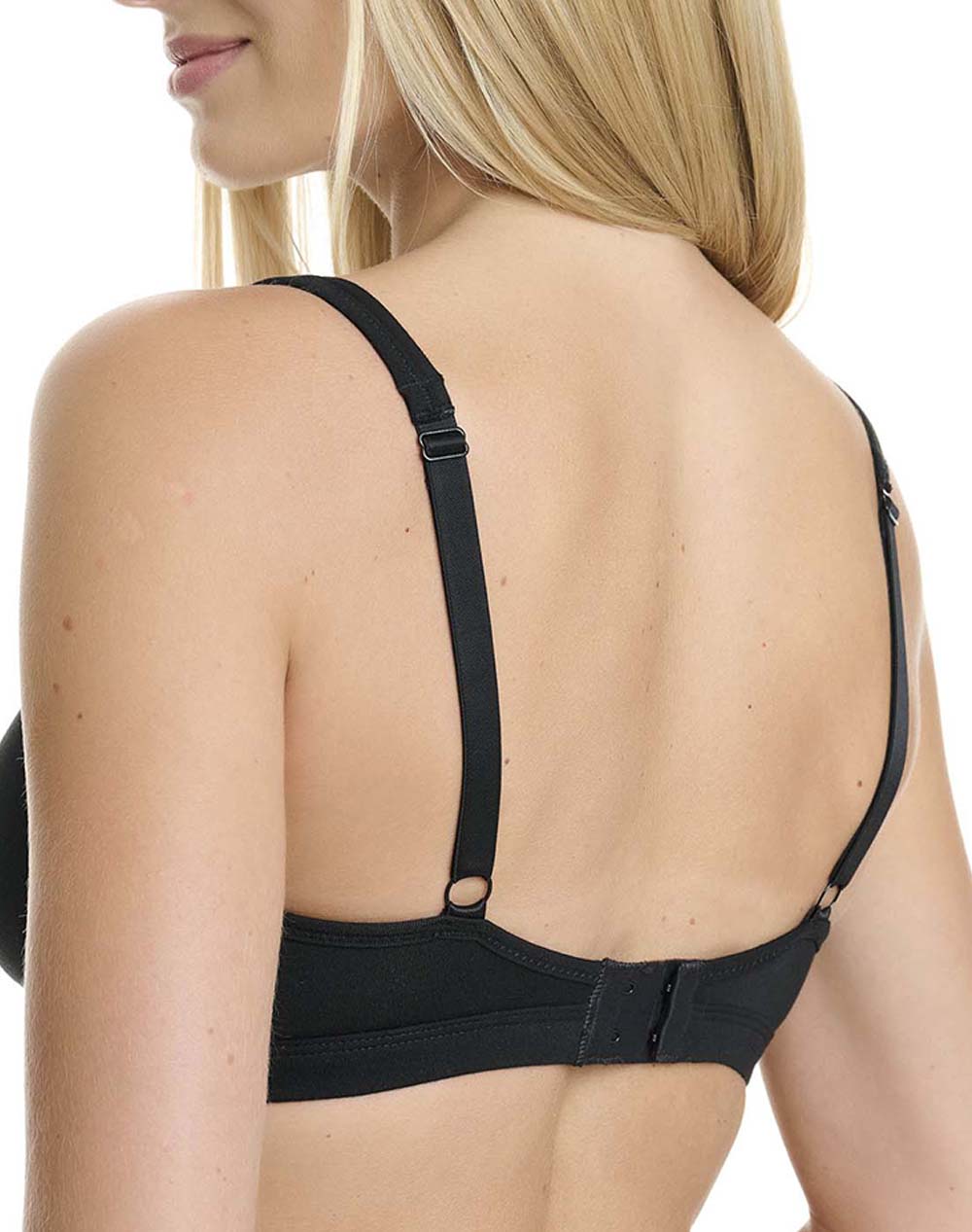 WALK ΓΥΝΑΙΚΕΙΟ ΤΡΙΓΩΝΙΚΟ BRALETTE BAMBOO W2213-02 Black φωτογραφία