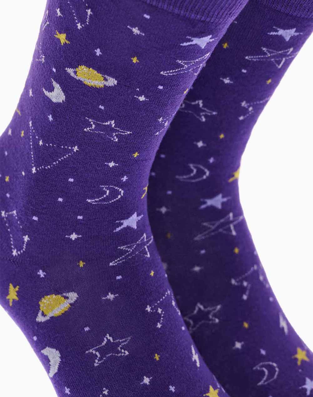 WALK ΓΥΝΑΙΚΕΙΕΣ ΚΑΛΤΣΕΣ BAMBOO ΜΕ ΣΧΕΔΙΟ W331-13-55 Purple φωτογραφία