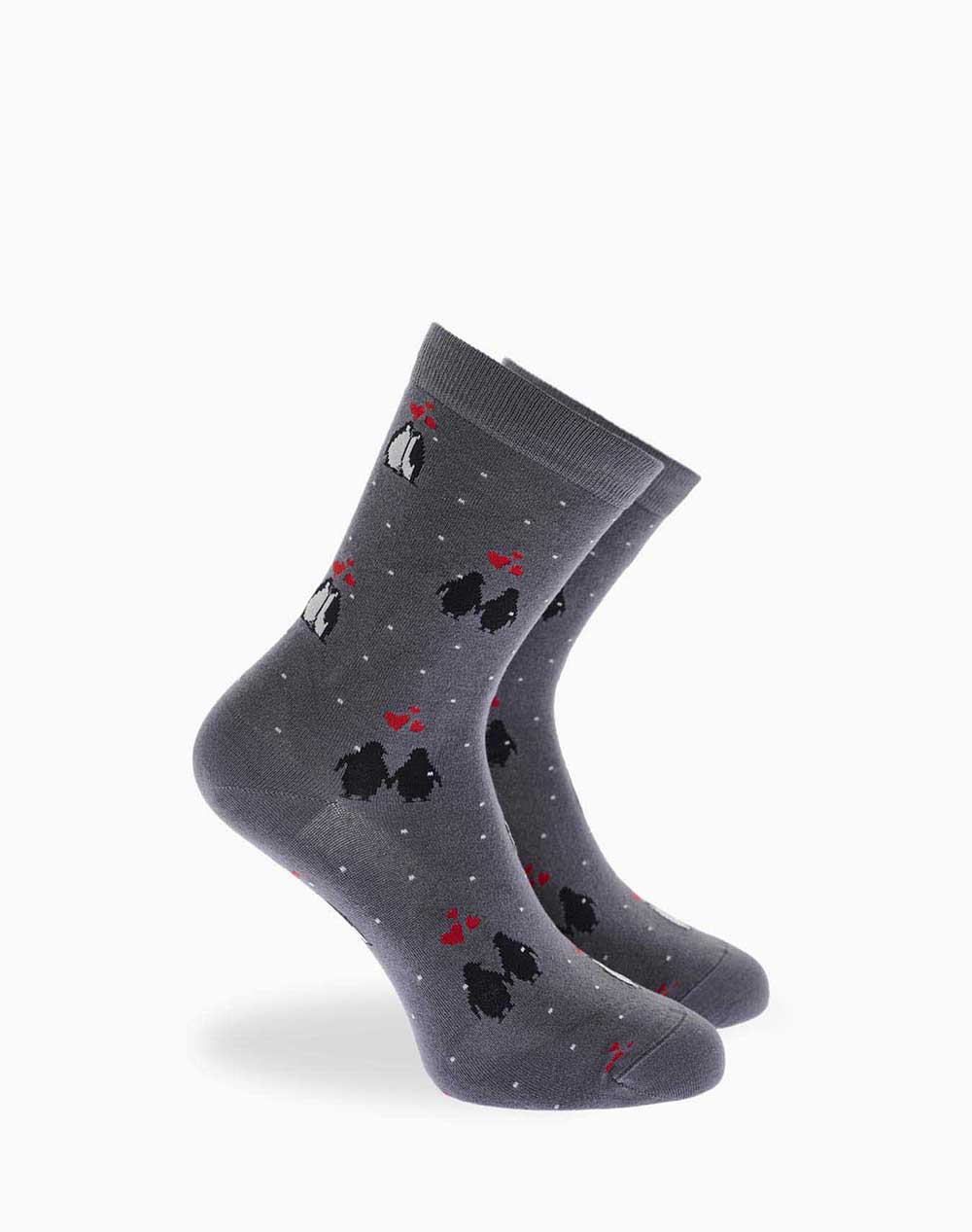 WALK WALK ΓΥΝΑΙΚΕΙΕΣ ΚΑΛΤΣΕΣ BAMBOO ΜΕ ΣΧΕΔΙΟ W331-14-10 DarkGray