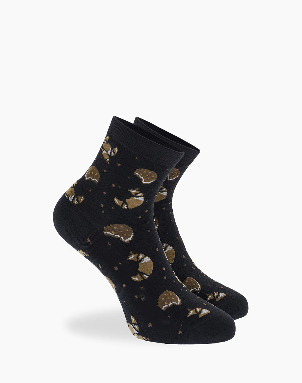 WALK ΓΥΝΑΙΚΕΙΕΣ ΗΜΙΚΟΝΤΕΣ ΚΑΛΤΣΕΣ BAMBOO ΜΕ ΣΧΕΔΙΟ W333-25-02 Black