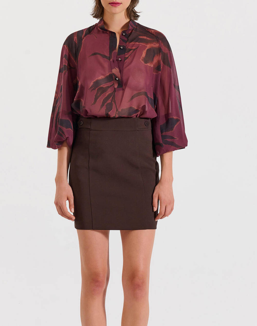 BILL COST ΦΟΥΣΤΑ 10-031042-0-ΚΑΦΕ Brown φωτογραφία