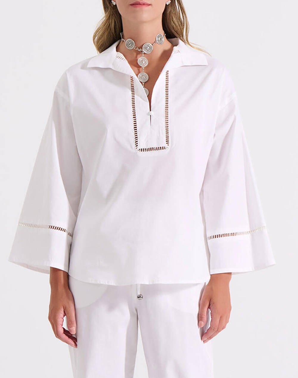 BILL COST BILL COST ΜΠΛΟΥΖΑ 10-180325-0-ΛΕΥΚΟ White
