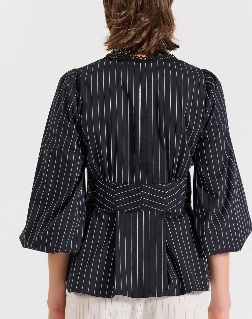 BILL COST ΜΠΛΟΥΖΑ ΕΛΛΗΝΙΚΗΣ ΡΑΦΗΣ 10-320607-0-Μαύρο Black φωτογραφία