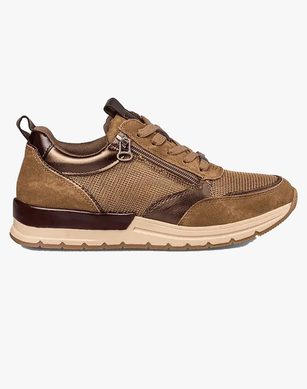ENVIE ΓΥΝΑΙΚΕΙΟ ΣΥΝΘ. SNEAKER E10-22461-CAMEL Camel