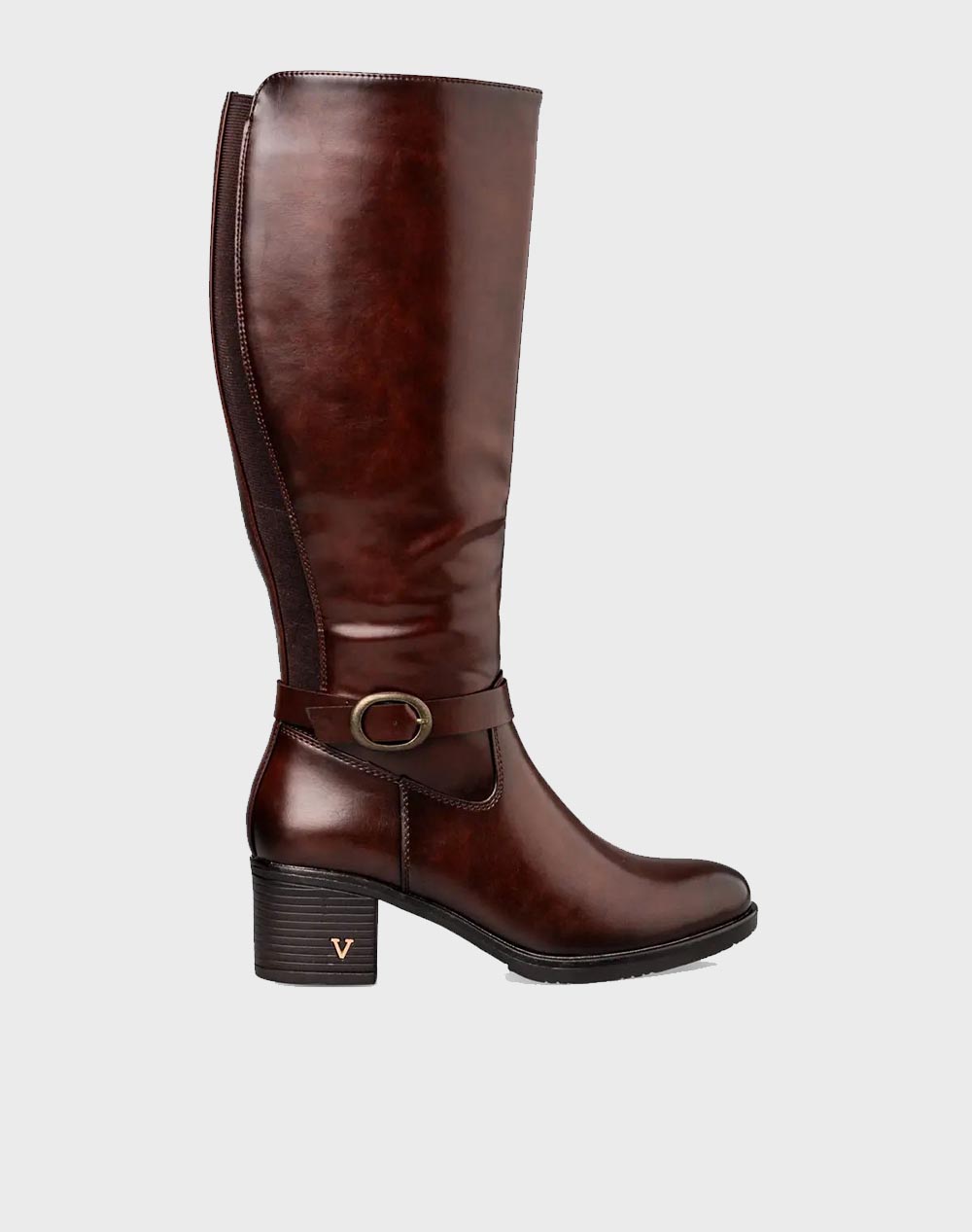 ENVIE ΓΥΝΑΙΚΕΙΑ ΣΥΝΘ. PU ΜΠΟΤΑ ΜΕ ΤΑΚΟΥΝΙ V63-22225-BROWN Brown