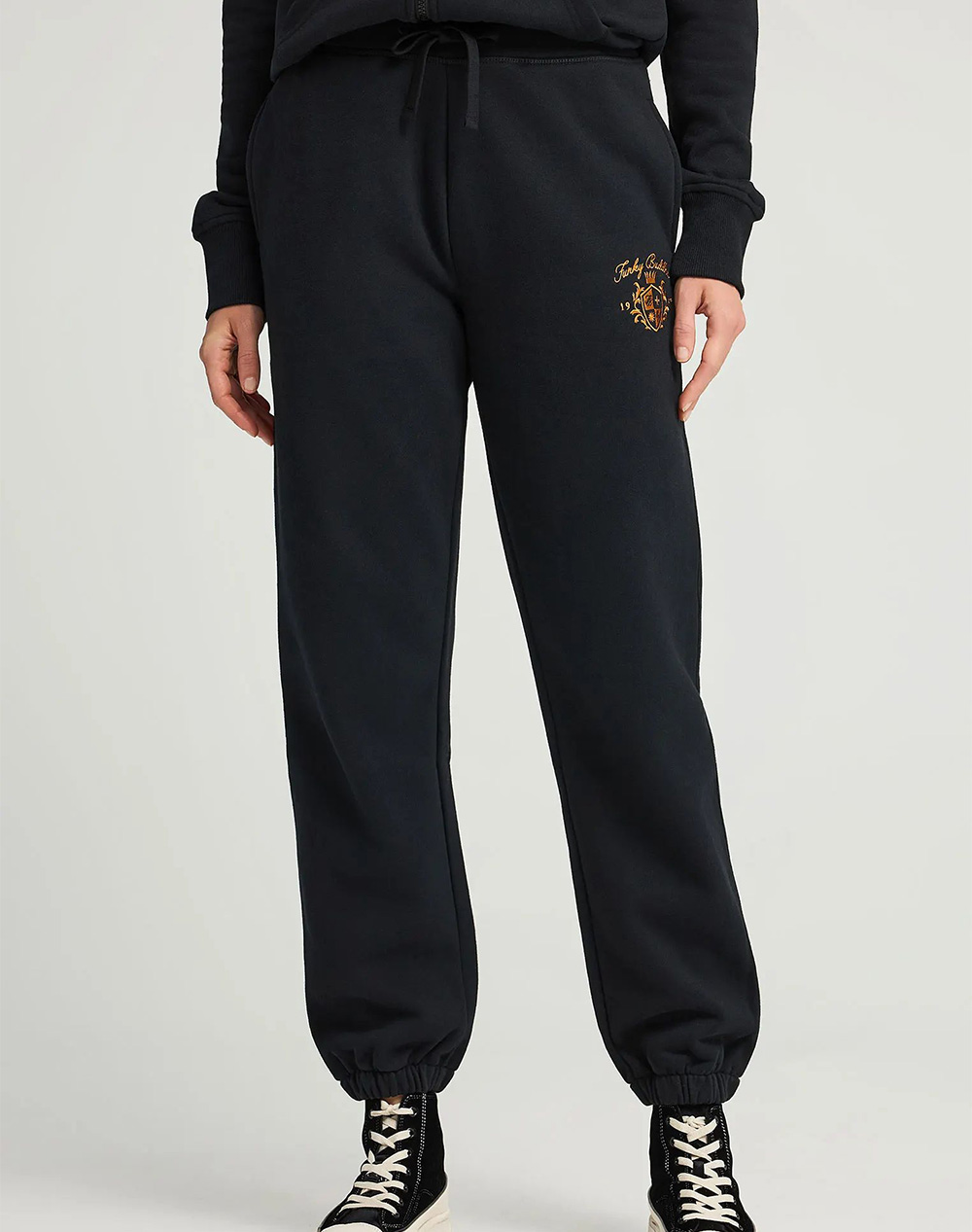 FUNKY BUDDHA FUNKY BUDDHA Γυναικείο Αθλητικό Παντελόνι FBL012-111-02-BLACK Black