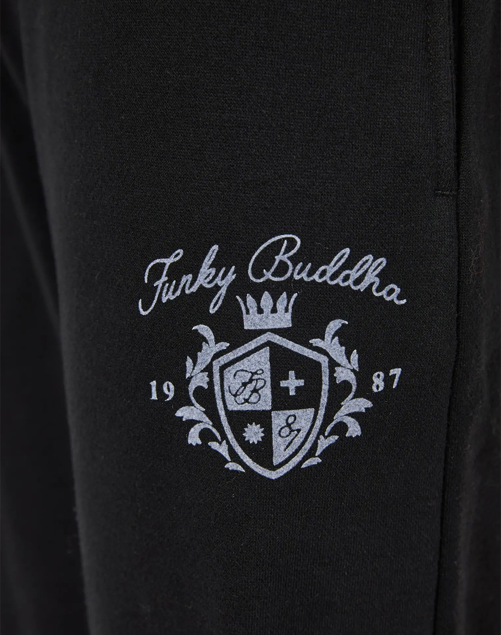 FUNKY BUDDHA Γυναικείο Αθλητικό Παντελόνι FBL012-111-02-BLACK Black φωτογραφία