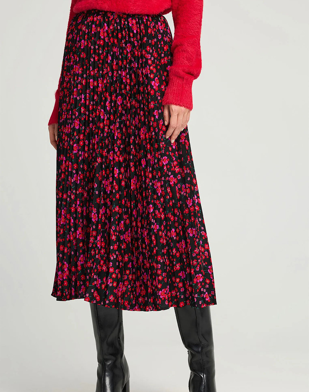 FUNKY BUDDHA Γυναικεία Φούστα Μάξι FBL012-125-14-BLACK Multi