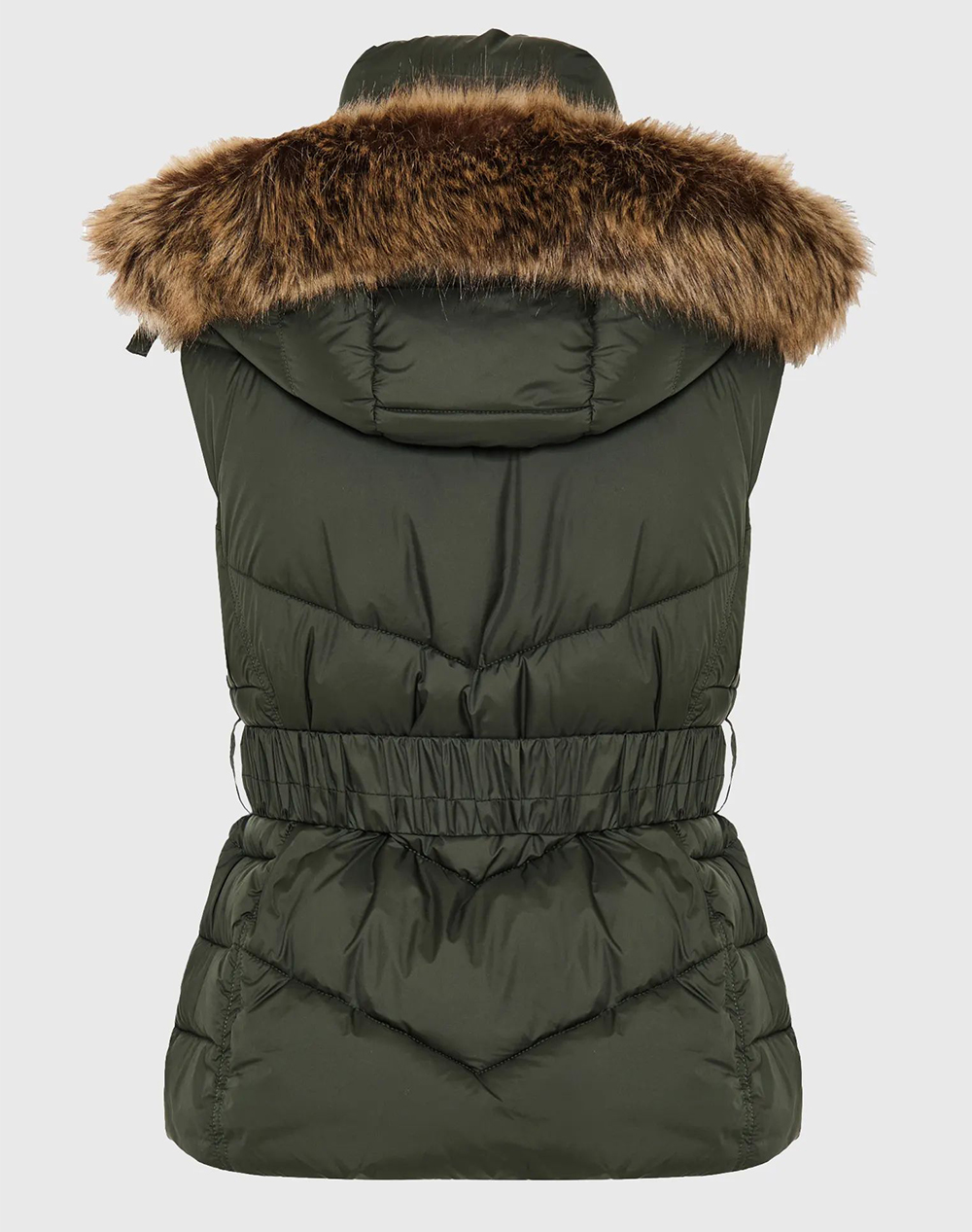 FUNKY BUDDHA Γυναικείο Γιλέκο FBL012-102-01-FOREST GREEN ArmyGreen φωτογραφία