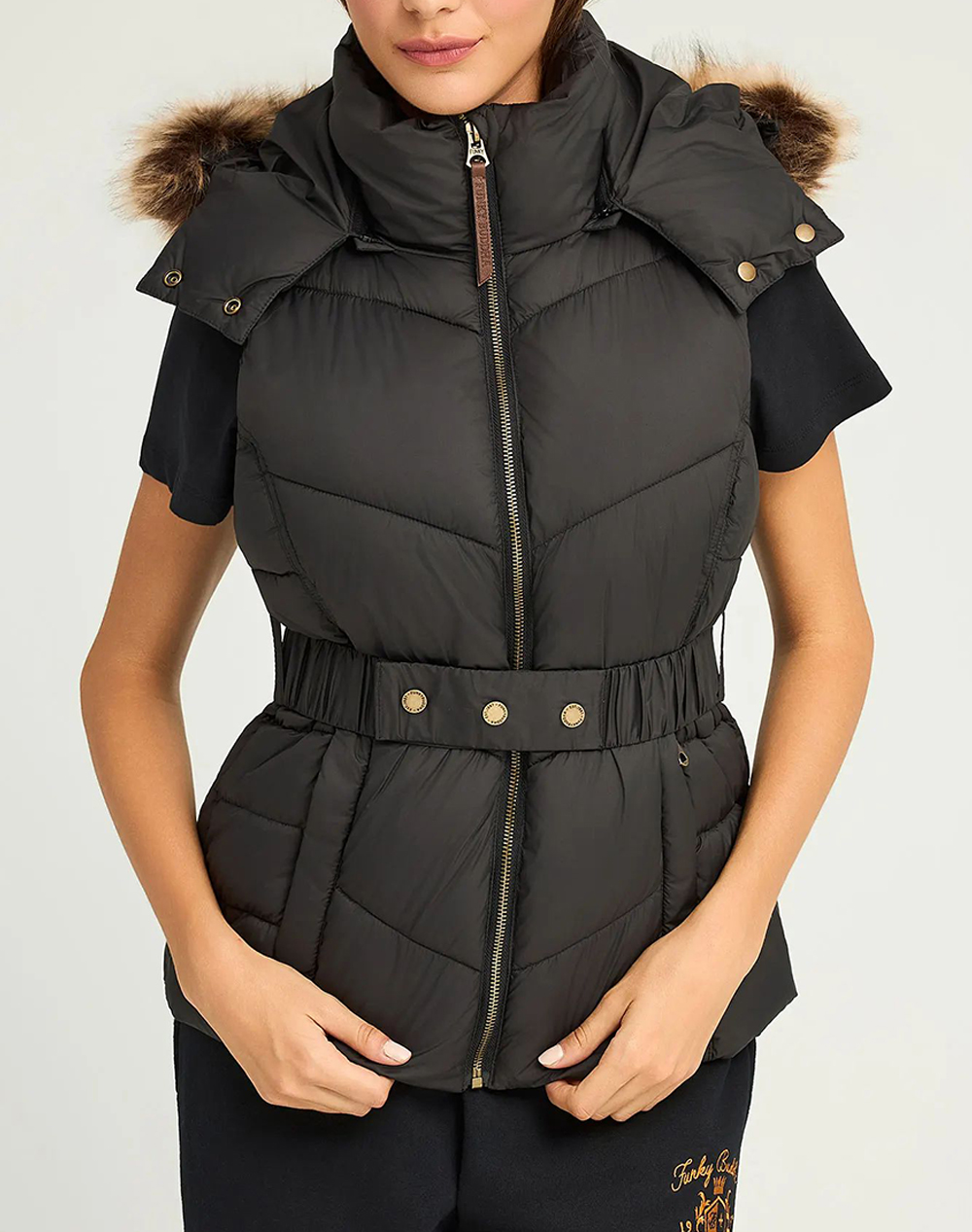 FUNKY BUDDHA FUNKY BUDDHA Γυναικείο Γιλέκο FBL012-102-01-BLACK Black