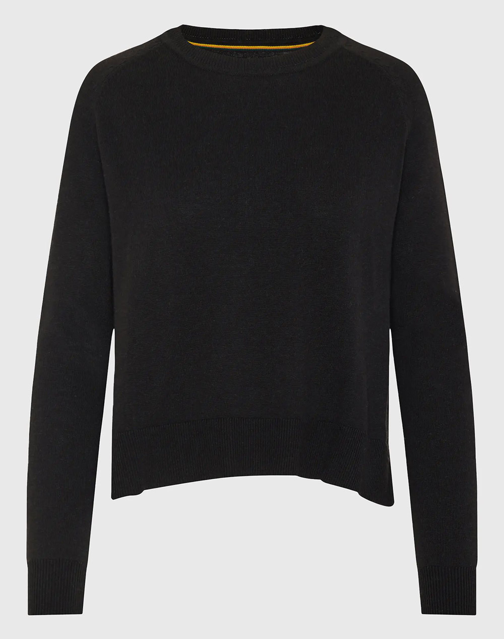 FUNKY BUDDHA FUNKY BUDDHA Γυναικείο Πλεκτό με Λαιμόκοψη FBL012-100-09-BLACK Black