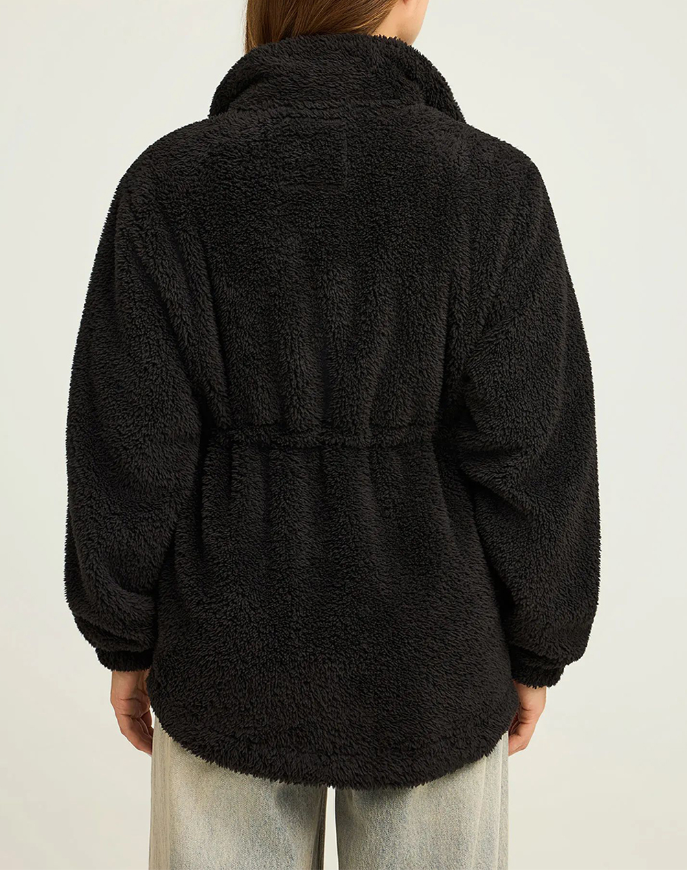 FUNKY BUDDHA Γυναικεία Ζακέτα Φούτερ FBL012-122-06-BLACK Black φωτογραφία