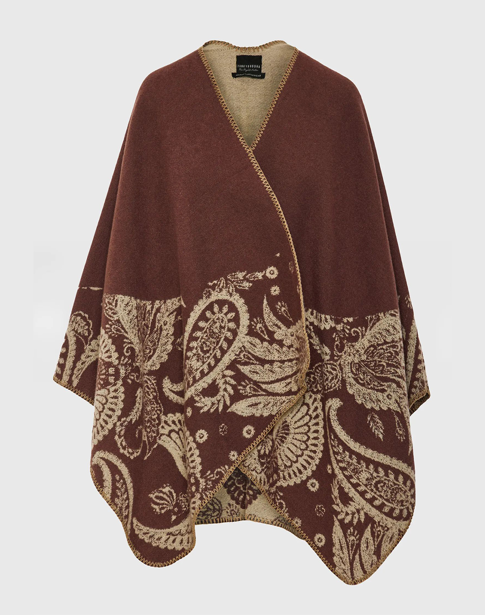 FUNKY BUDDHA Γυναικεία Κάπα FBL012-132-10-MAROON DarkRed