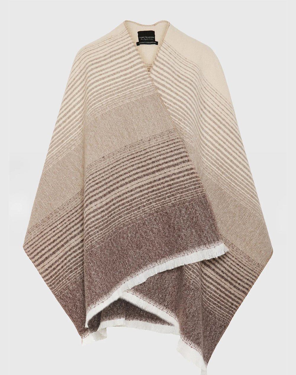 FUNKY BUDDHA Γυναικεία Κάπα FBL012-130-10-HAZELNUT SandyBrown