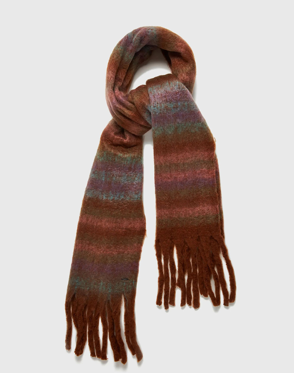 FUNKY BUDDHA FUNKY BUDDHA Γυναικείο Κασκόλ FBL012-105-10-HENNA BROWN Brown