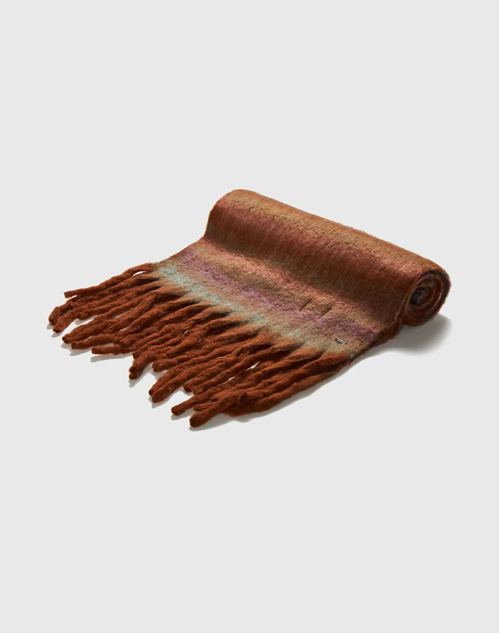 FUNKY BUDDHA Γυναικείο Κασκόλ FBL012-105-10-HENNA BROWN Brown φωτογραφία