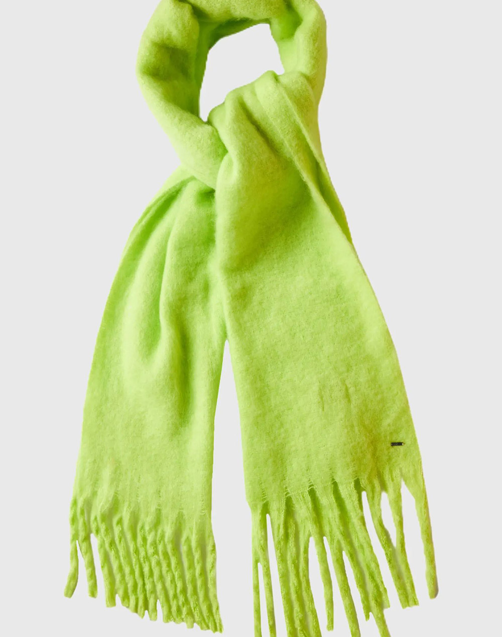 FUNKY BUDDHA Γυναικείο Κασκόλ FBL012-103-10-CITRUS YELLOW LightGreen φωτογραφία