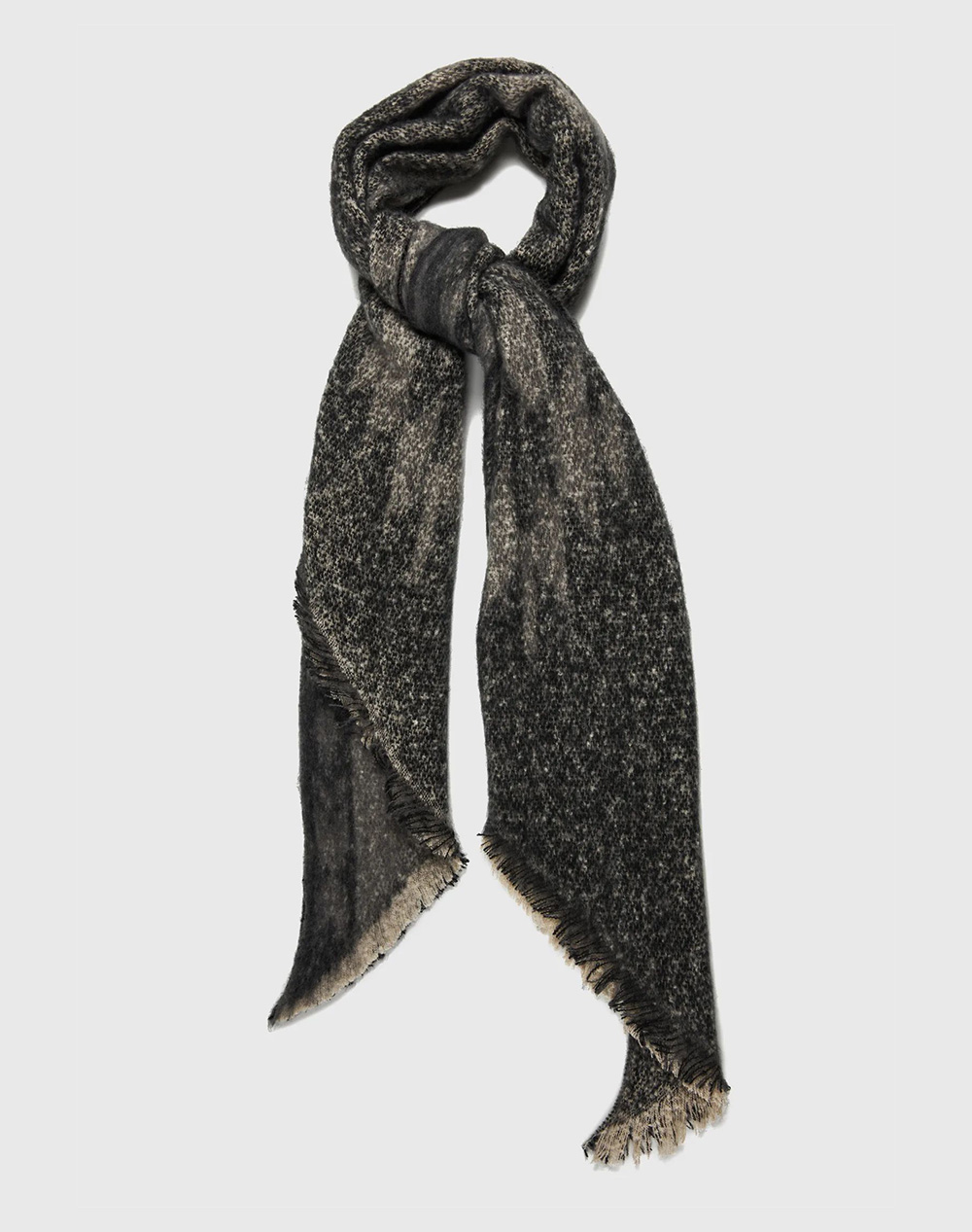 FUNKY BUDDHA FUNKY BUDDHA Γυναικείο Κασκόλ FBL012-166-10-ANTHRACITE JetBlack