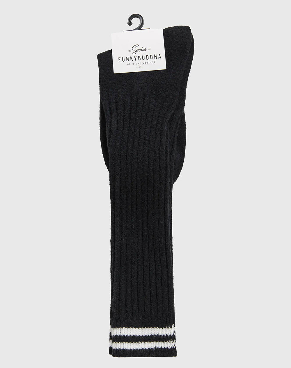 FUNKY BUDDHA Γυναικείες Κάλτσες FBL012-179-10-BLACK Black φωτογραφία