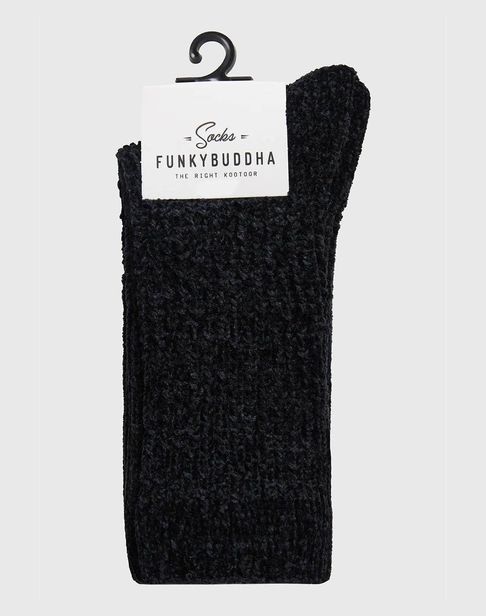 FUNKY BUDDHA Γυναικείες Κάλτσες FBL012-183-10-BLACK Black φωτογραφία