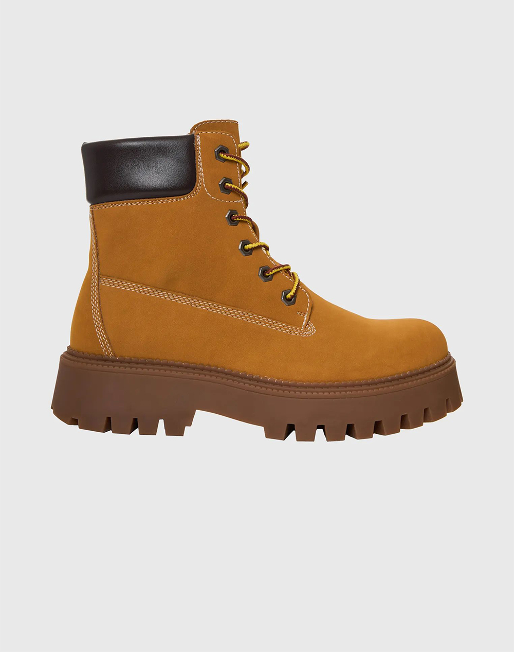 FUNKY BUDDHA Γυναικείο Μποτάκι FBL012-104-08-CAMEL Camel