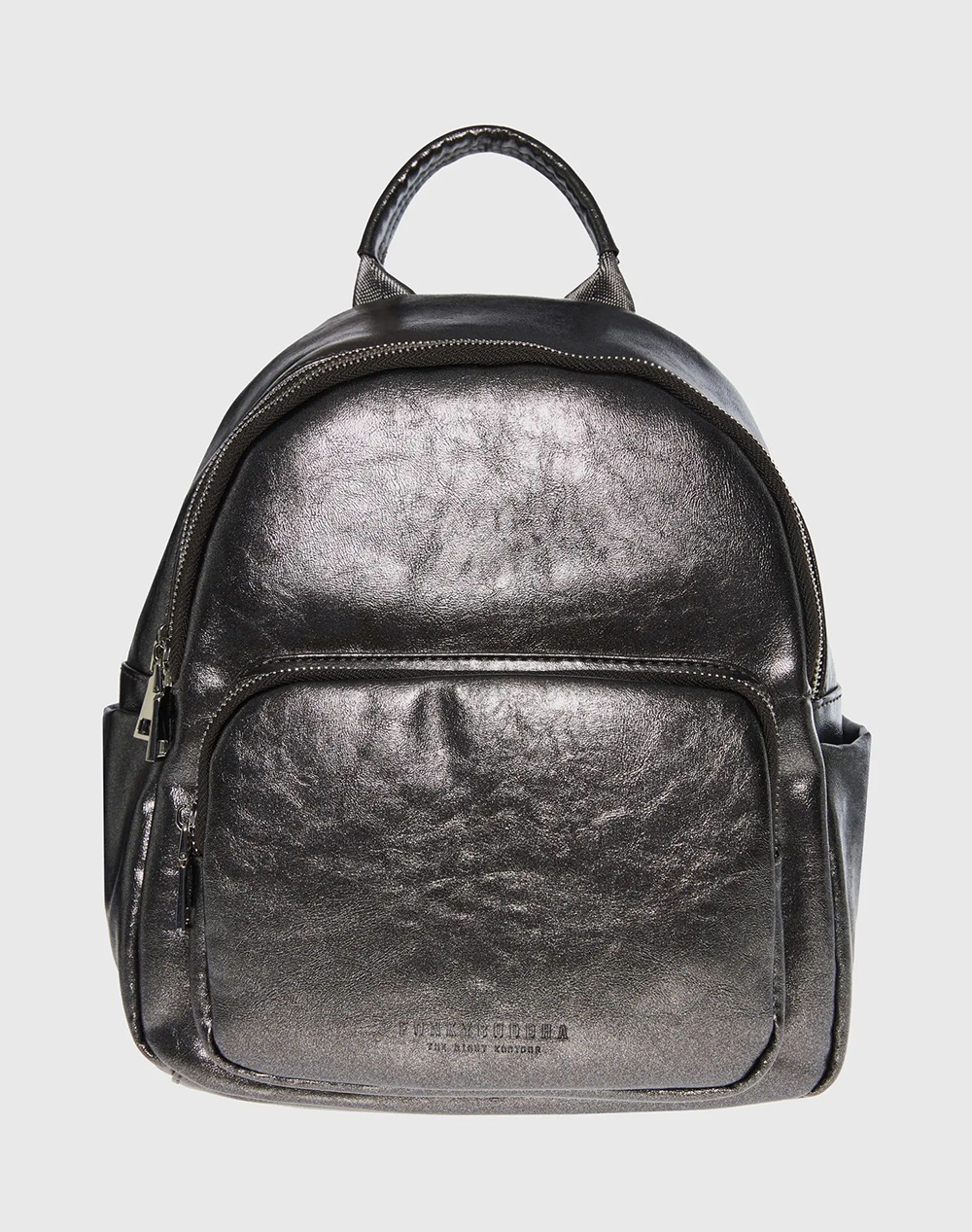 FUNKY BUDDHA Γυναικεία Σακίδιο Πλάτης FBL012-146-10-SILVER DarkGray