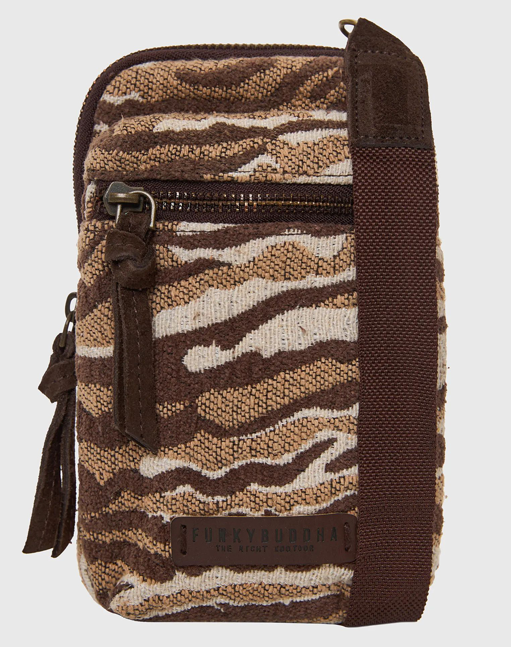 FUNKY BUDDHA Γυναικεία Τσάντα FBL012-419-10-CAMEL Camel