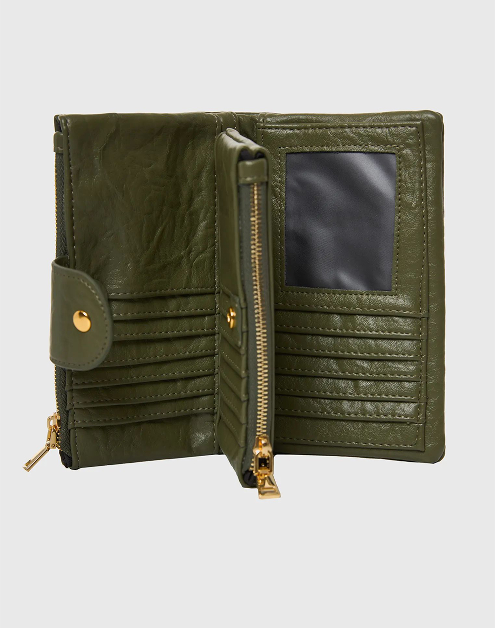 FUNKY BUDDHA Γυναικείο Πορτοφόλι FBL012-433-10-KHAKI Khaki φωτογραφία