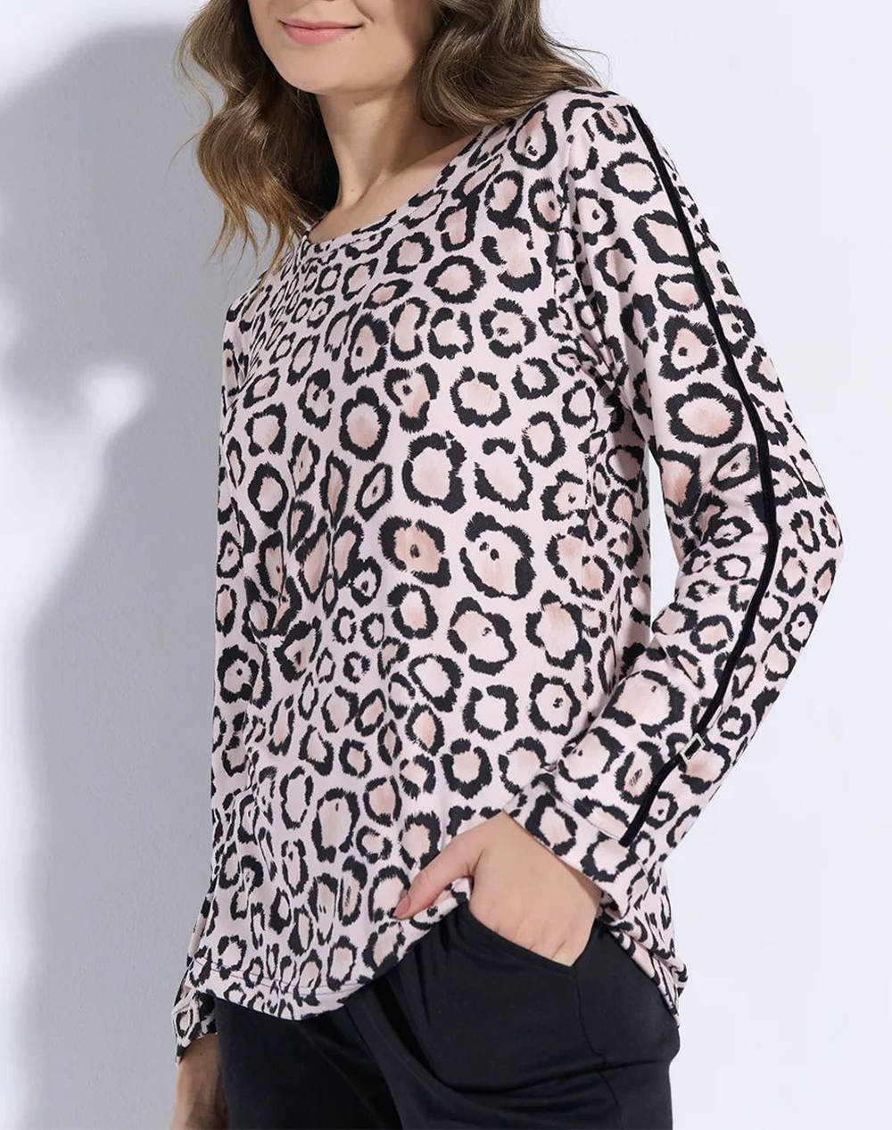 JEANNETTE ΠΥΖΑΜΑ ΛΑΙΜΟΚΟΨΗ ΣΤΡΑΣ J8145-ΤΥΠΟΣ Multi φωτογραφία