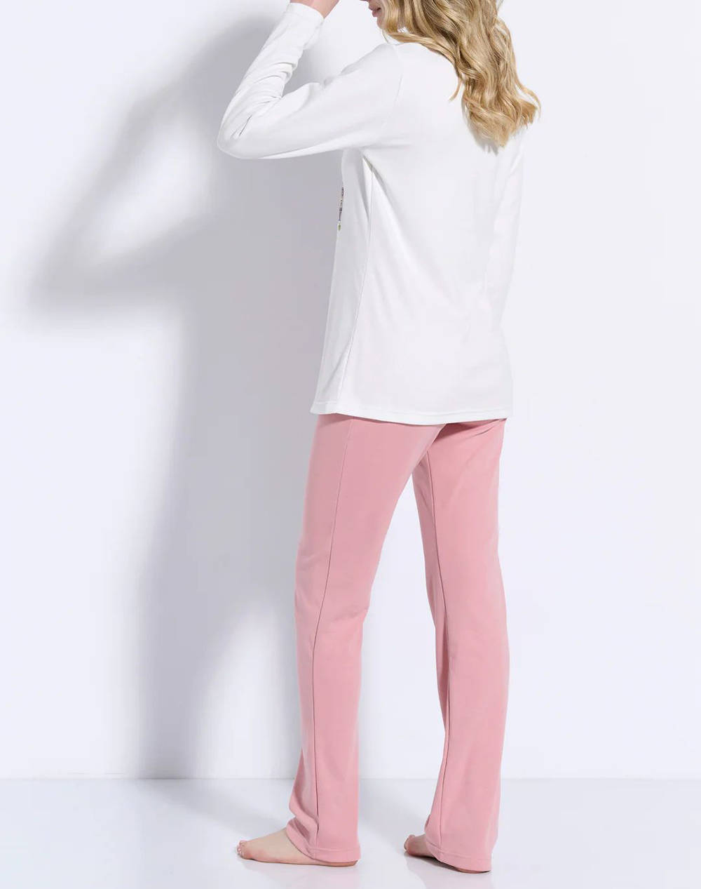 JEANNETTE ΠΥΖΑΜΑ ΛΑΙΜΟΚΟΨΗ ΤΥΠΩΜΑ J8113-ΡΟΖ Pink φωτογραφία