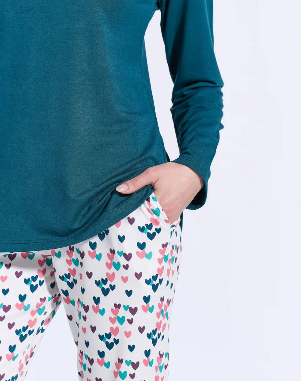 JEANNETTE ΠΥΖΑΜΑ ΛΑΙΜΟΚΟΨΗ J8116-ΤΥΠΟΣ Multi φωτογραφία