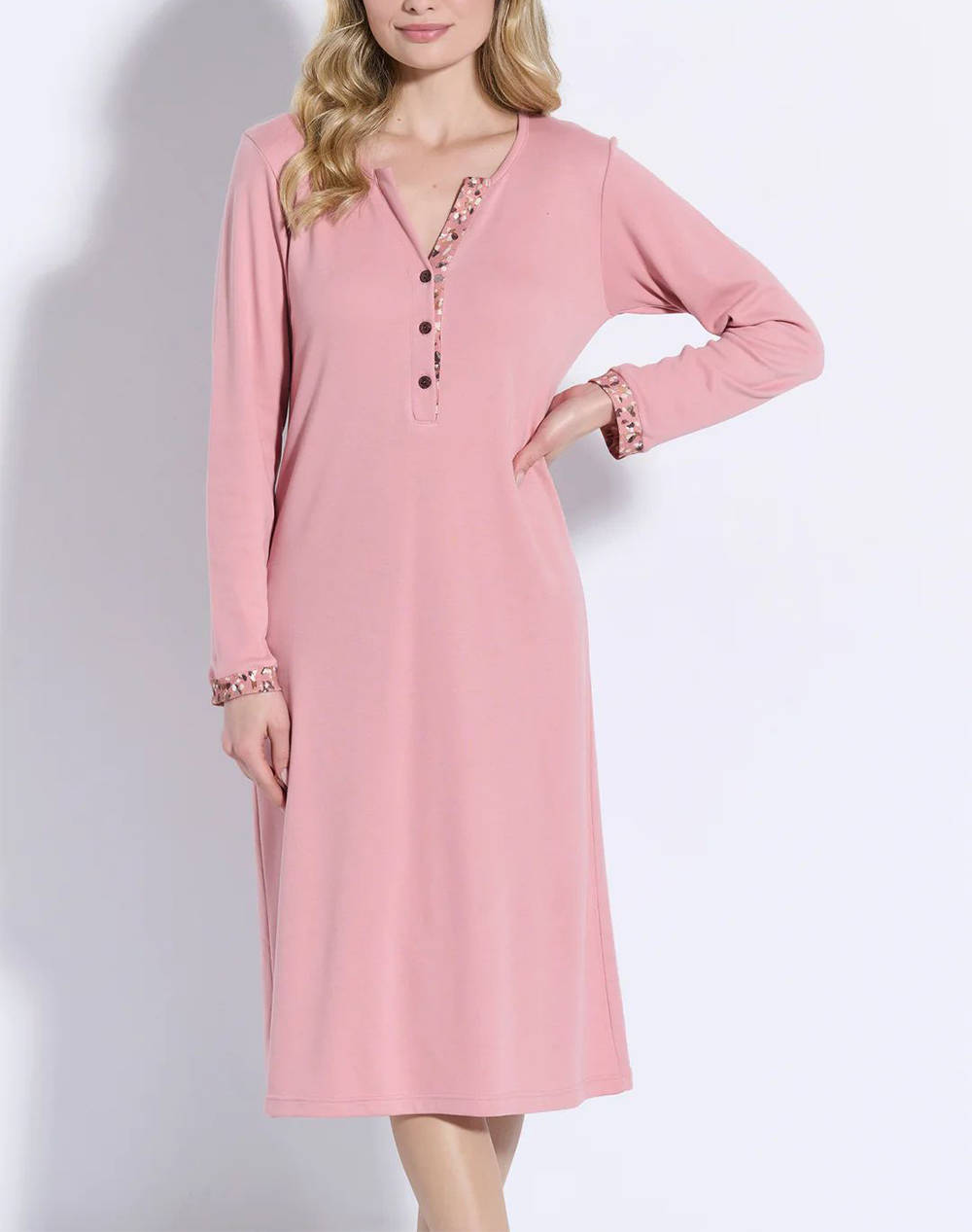 JEANNETTE JEANNETTE ΝΥΧΤΙΚΟ ΜΑΚΡΥ ΠΑΤΙΛΕΤΑ J8125-ΡΟΖ Pink