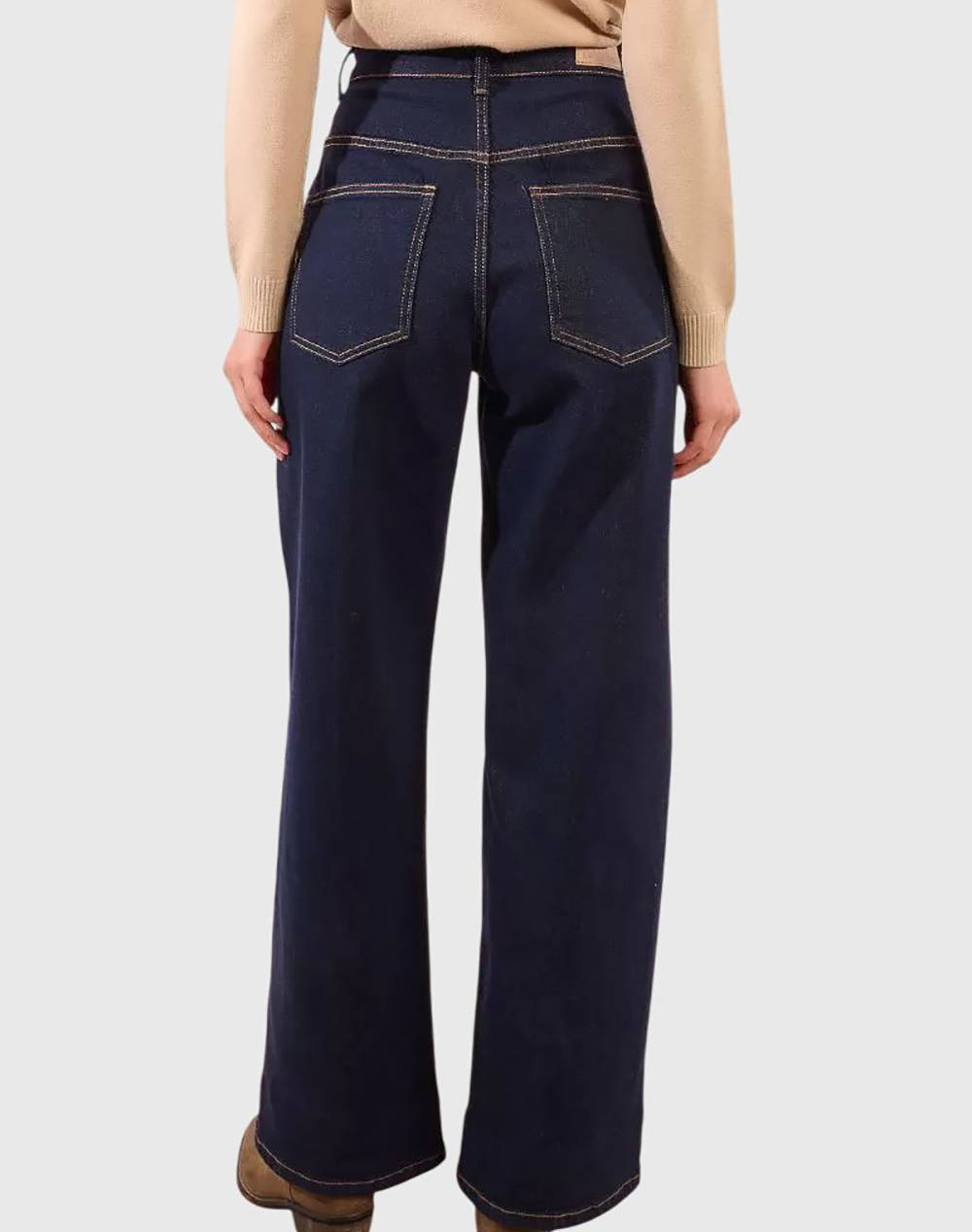 MOLLY BRACKEN LADIES WOVEN PANTS E1750DH-BRUT DENIM DenimDarkBlue φωτογραφία