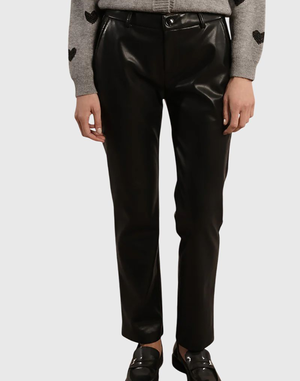 MOLLY BRACKEN MOLLY BRACKEN LADIES WOVEN PANTS T1502DH-BLACK Black