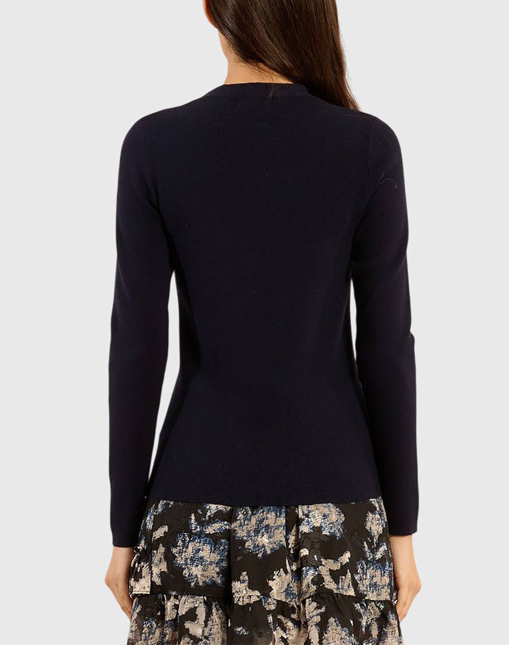 MOLLY BRACKEN LADIES KNITTED SWEATER T1920DN-NAVY BLUE NavyBlue φωτογραφία