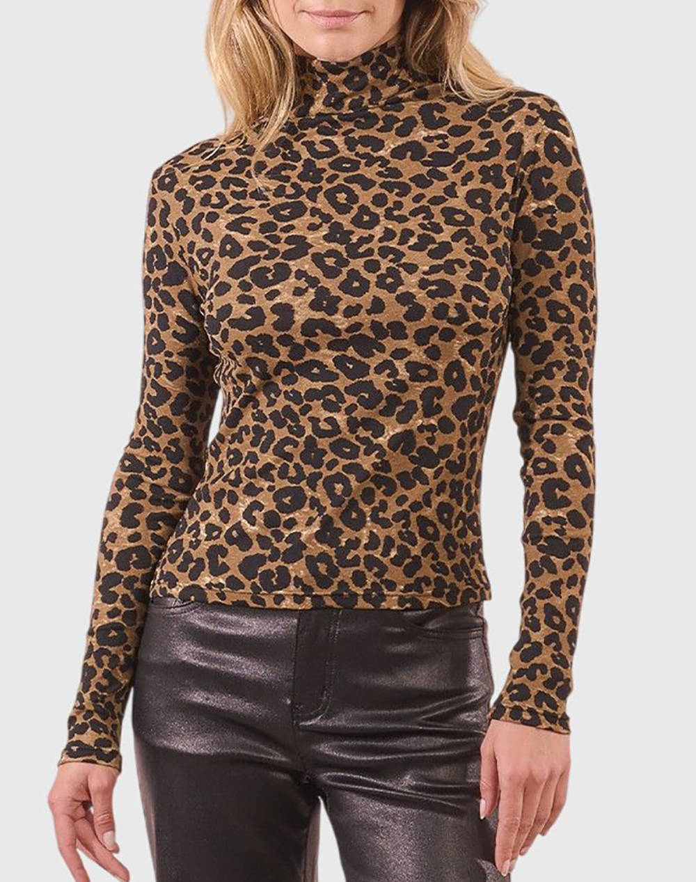 MOLLY BRACKEN LADIES KNITTED UNDERSWEATER T2092DN-KHAKI Multi