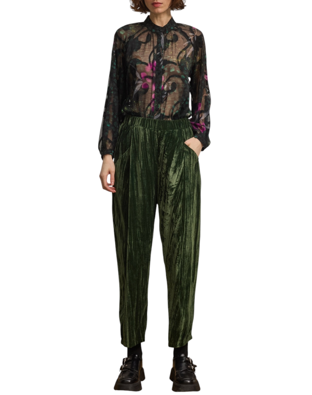 NAMASTE ΠΑΝΤΕΛΟΝΙ WW0125022-GREEN DarkGreen