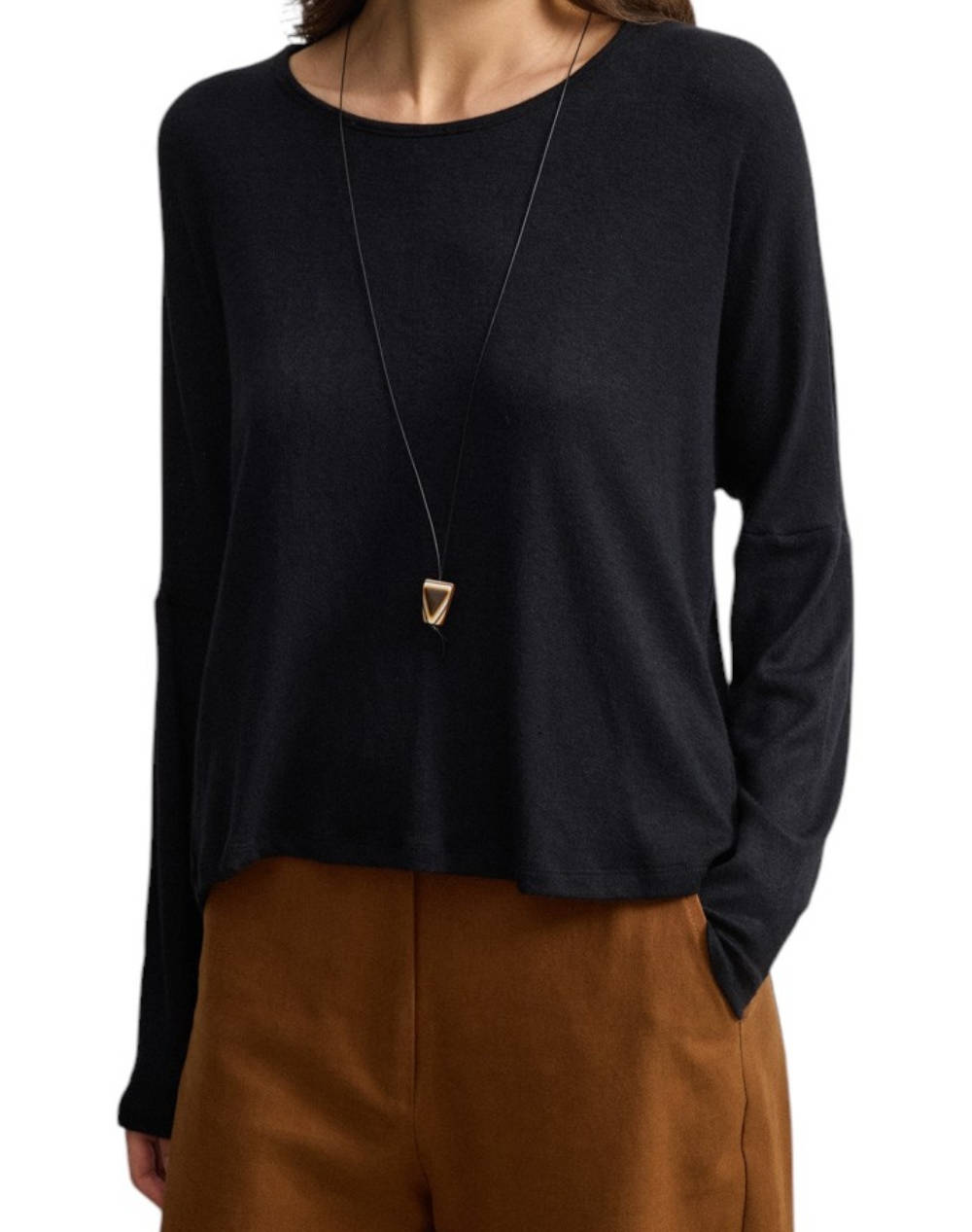 NAMASTE ''ΜΠΛΟΥΖΑ IDRISSA WW0725019-BLACK Black