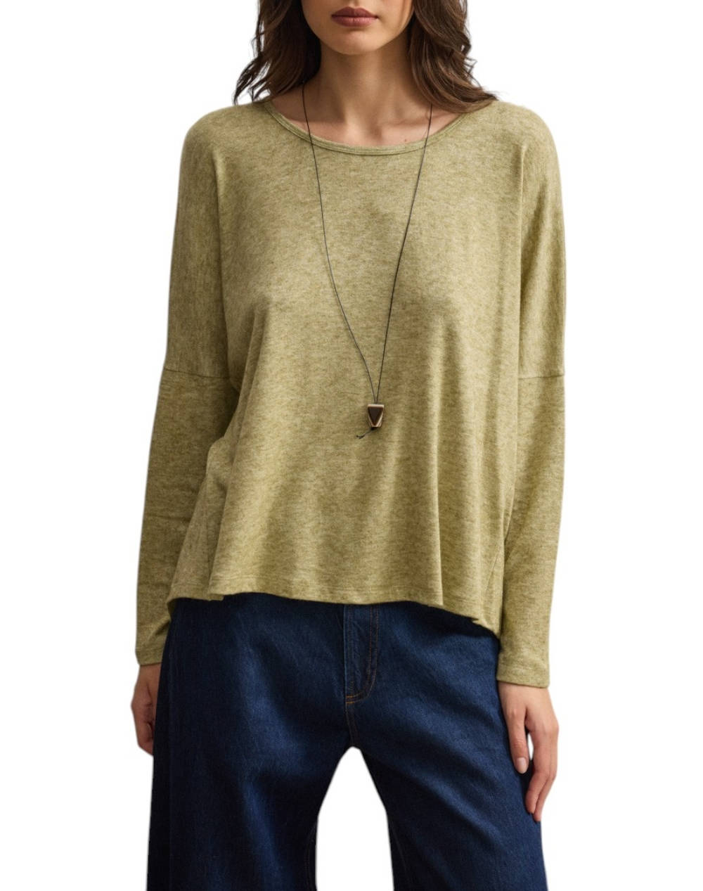 NAMASTE ''ΜΠΛΟΥΖΑ IDRISSA WW0725019-ALMOND Khaki