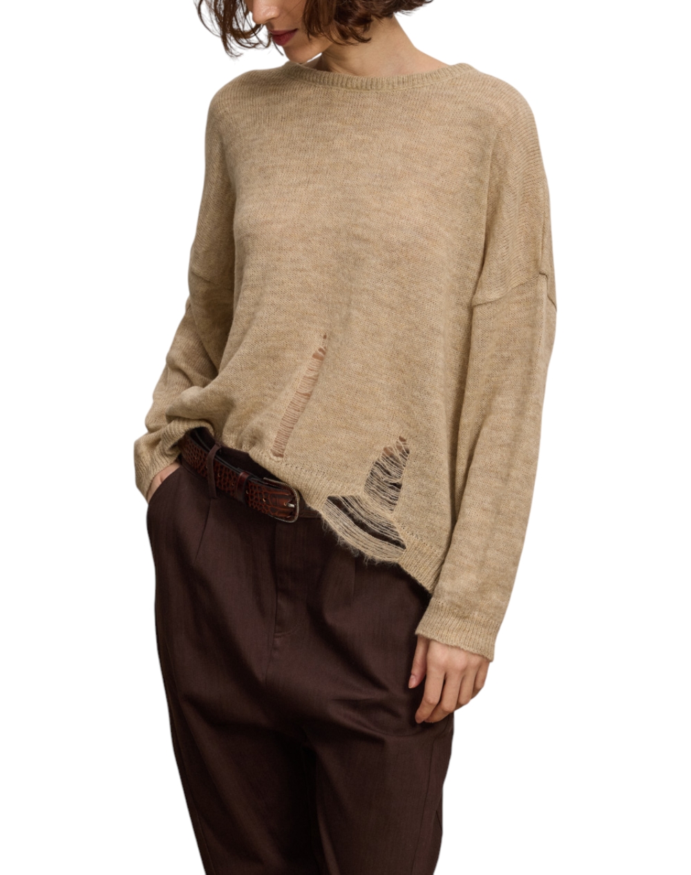 NAMASTE ''ΜΠΛΟΥΖΑ JOSERHINE PW2325008-BEIGE Biege