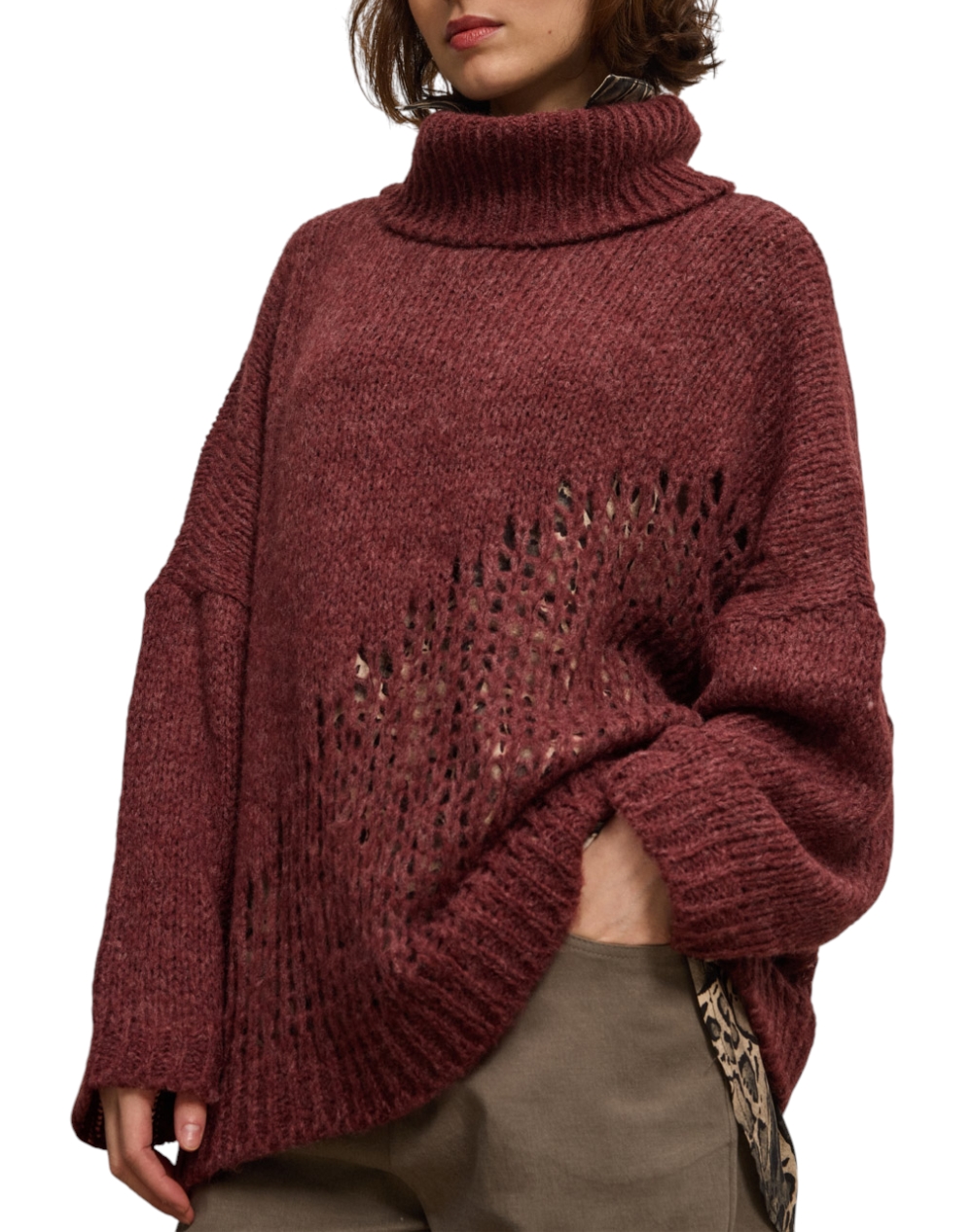 NAMASTE ''ΜΠΛΟΥΖΑ YOUNG PW2325005-Prune DarkRed